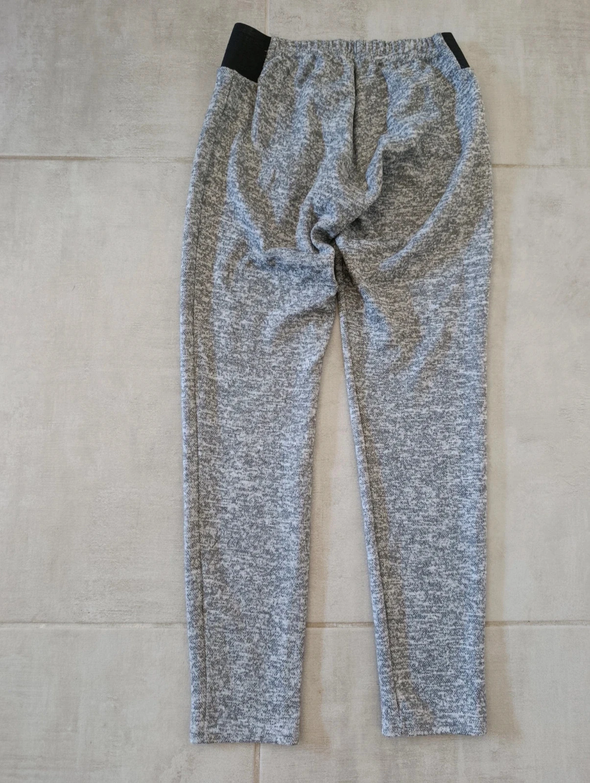 Calças de ganga cinza mescladas Tissaia para mulher 38/40 – confortáveis, cintura elástica – photo 6